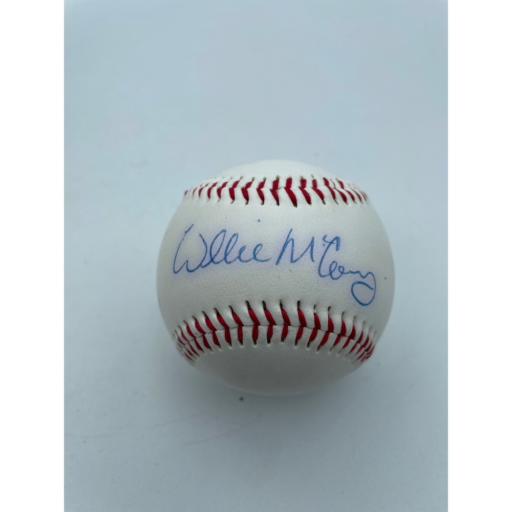 Willie McCovey Signed Baseball San Francisco Giants HOF COA Pro Star Sports 1115